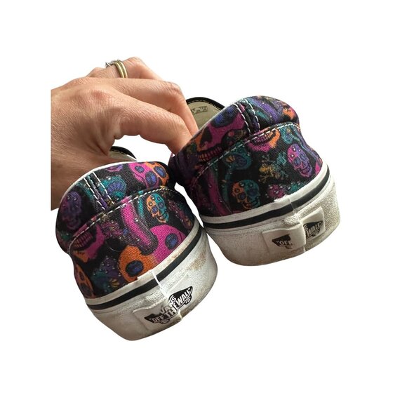 VANS Trippy Drip Psychedelic Slip On Sneakers Mens 9.5 / Women's 11 - Picture 6 of 9